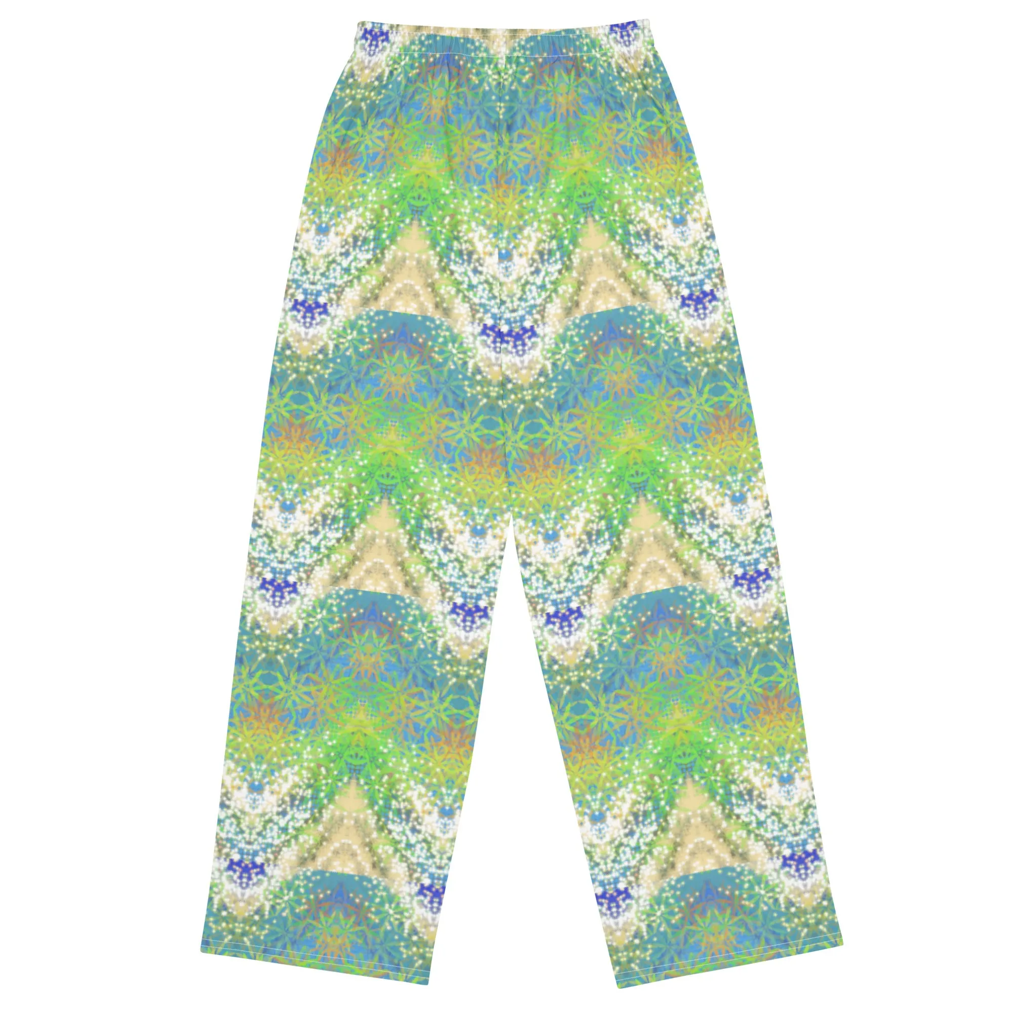 Green Kaleidoscope Pajama Pants