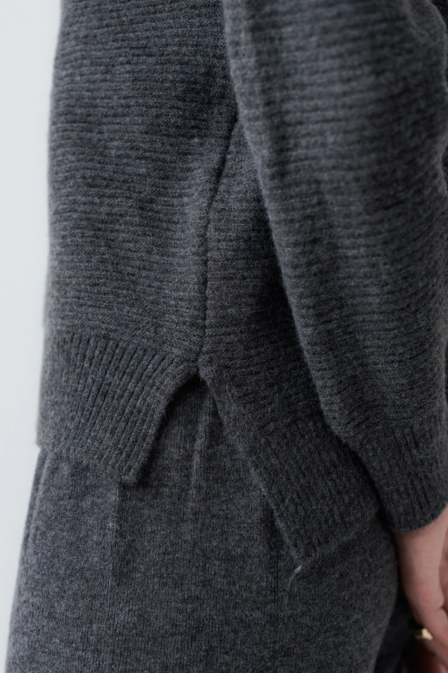 Grey Relaxed Fit Sweater