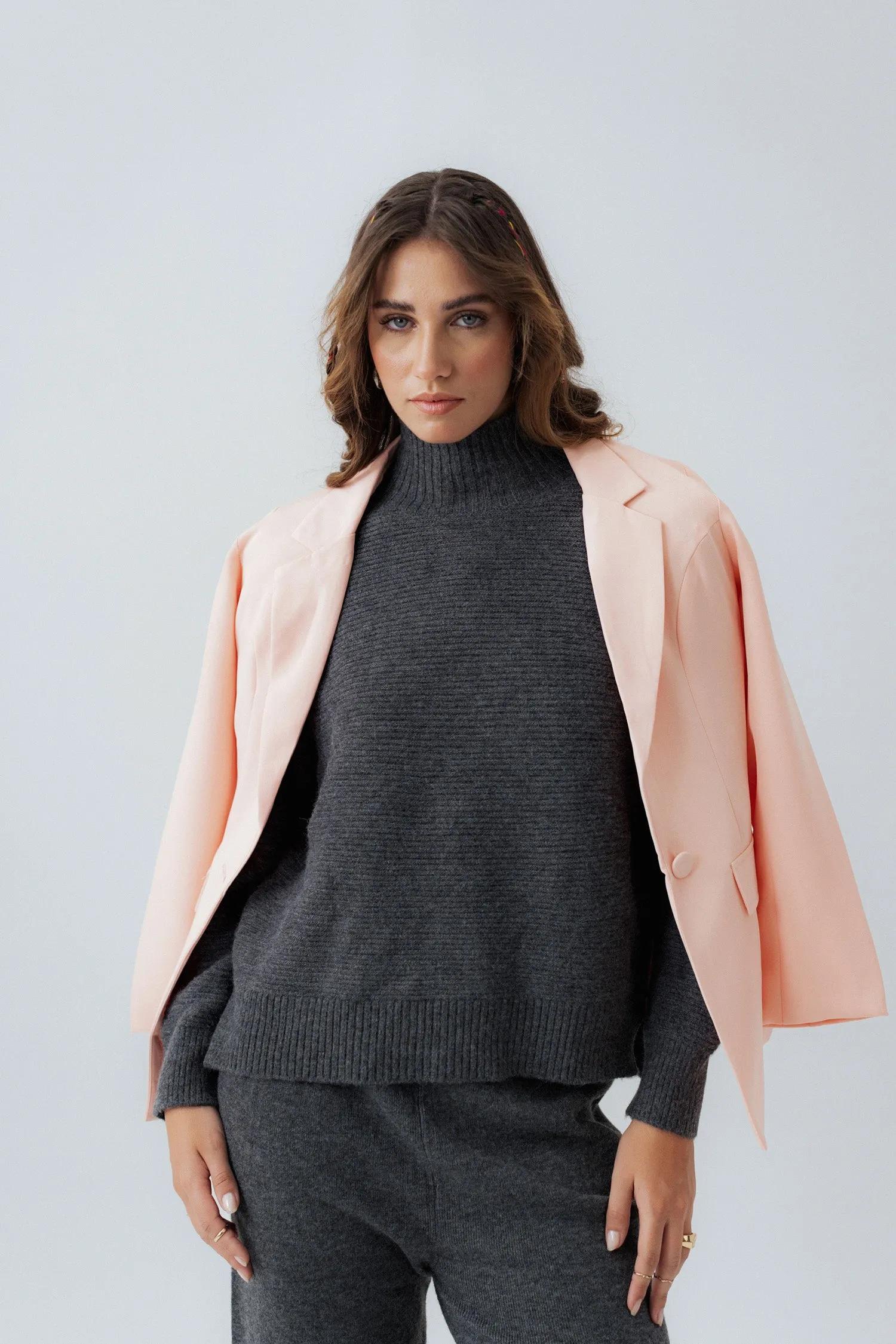 Grey Relaxed Fit Sweater