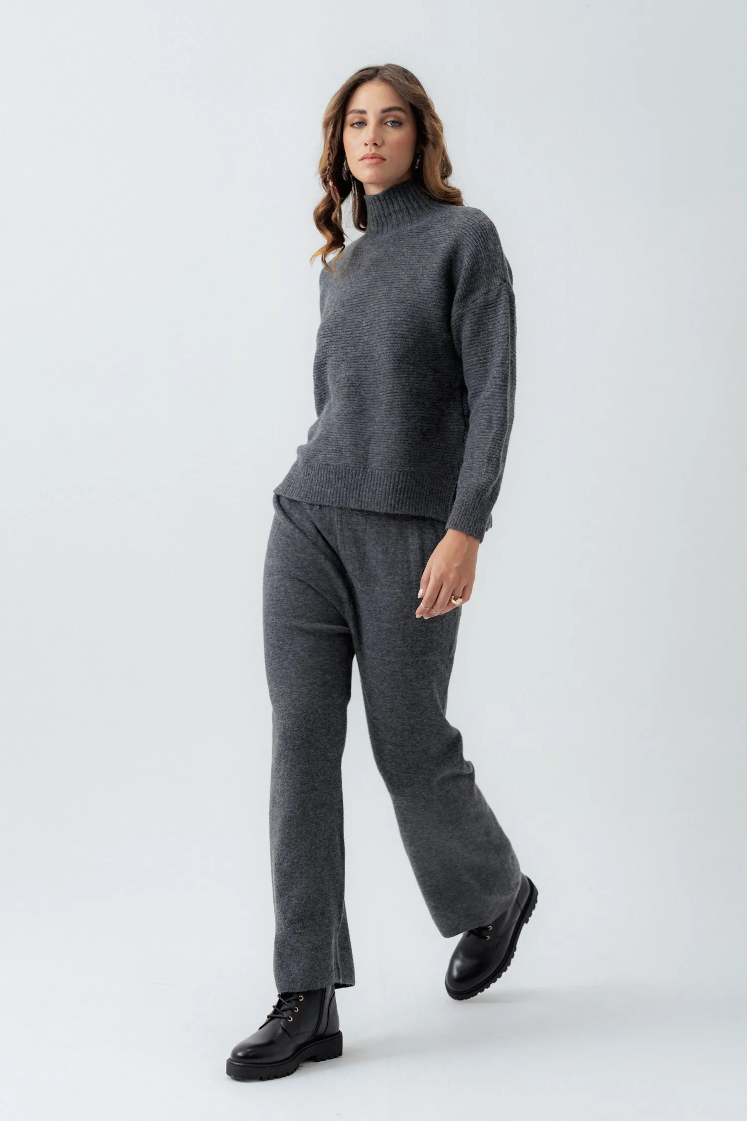 Grey Relaxed Fit Sweater