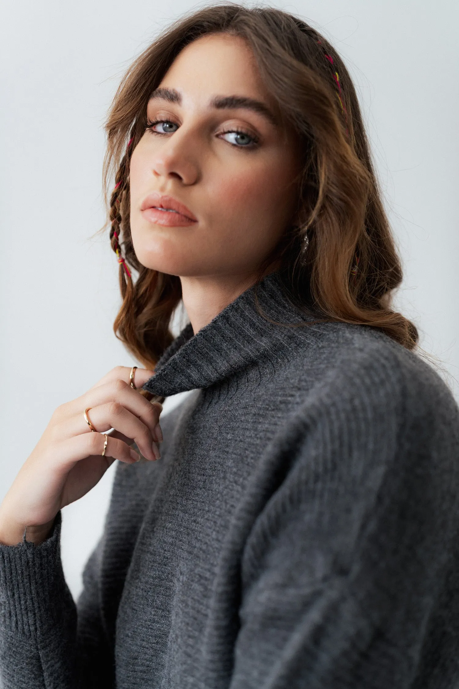 Grey Relaxed Fit Sweater