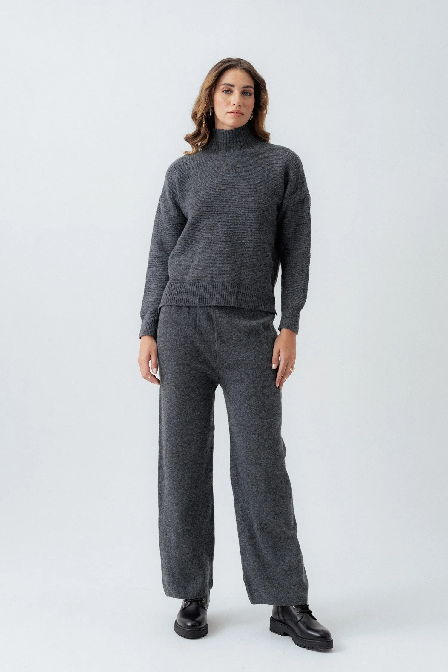 Grey Relaxed Fit Sweater