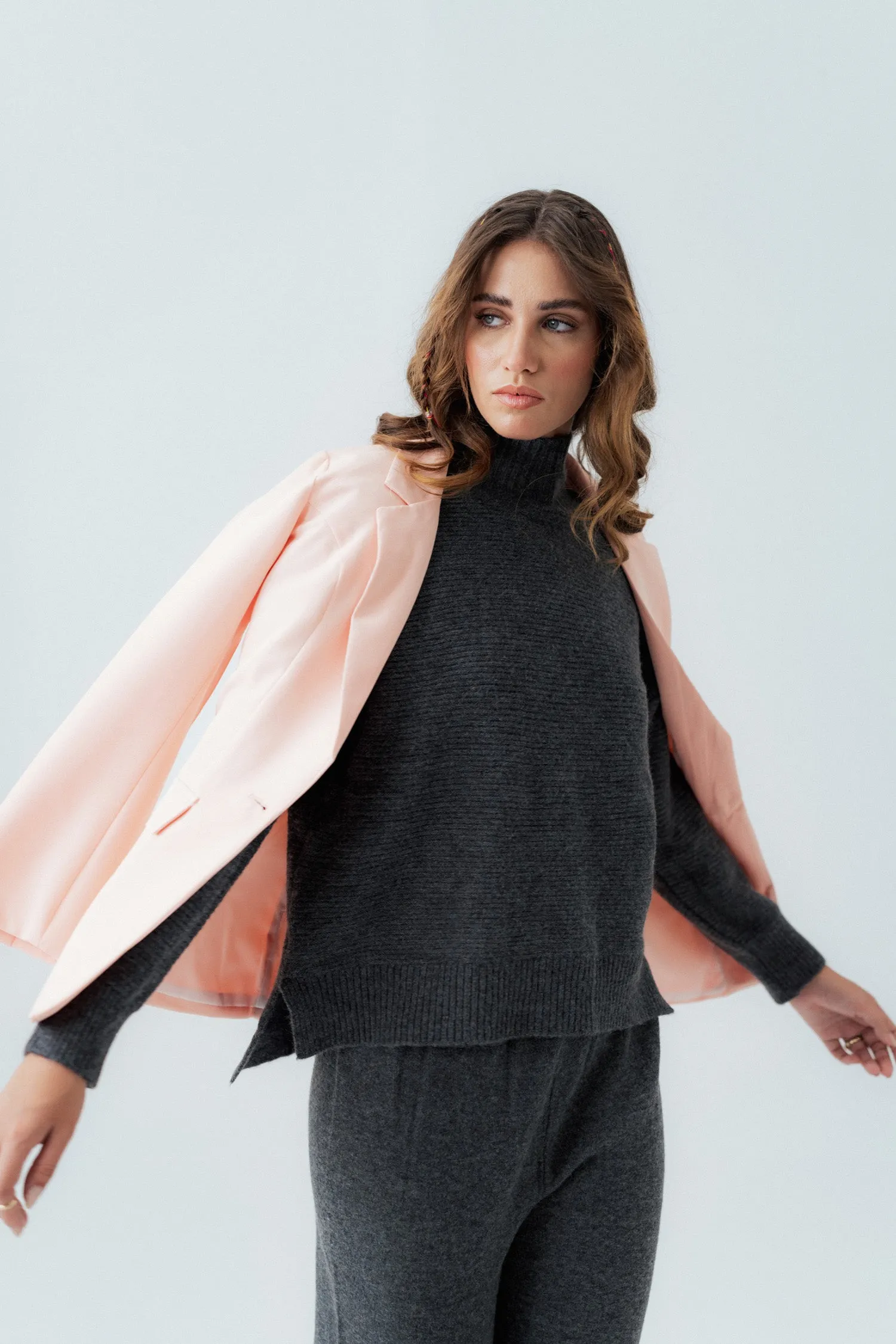 Grey Relaxed Fit Sweater