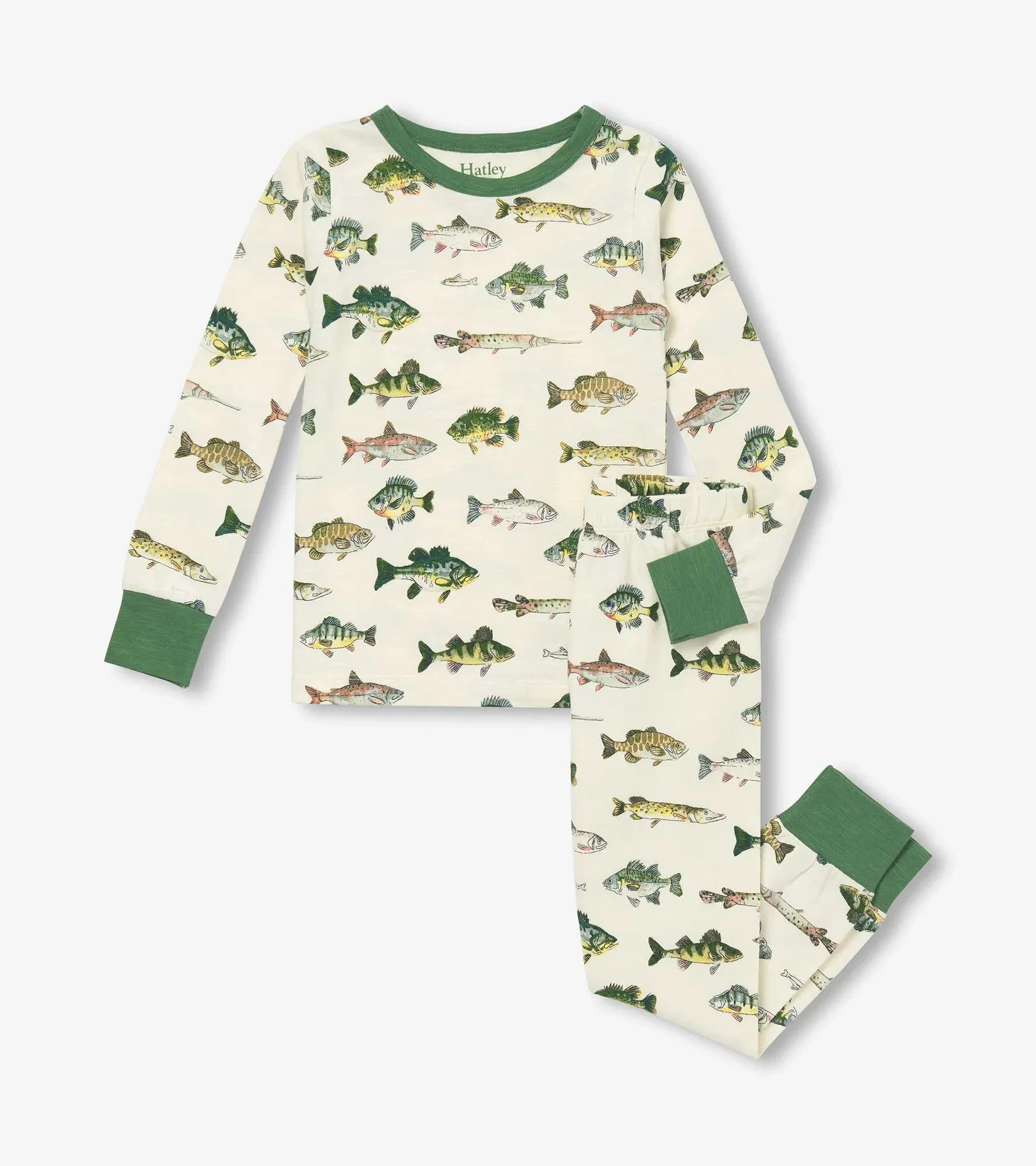 Hatley Boys Real Fish Pajama Set