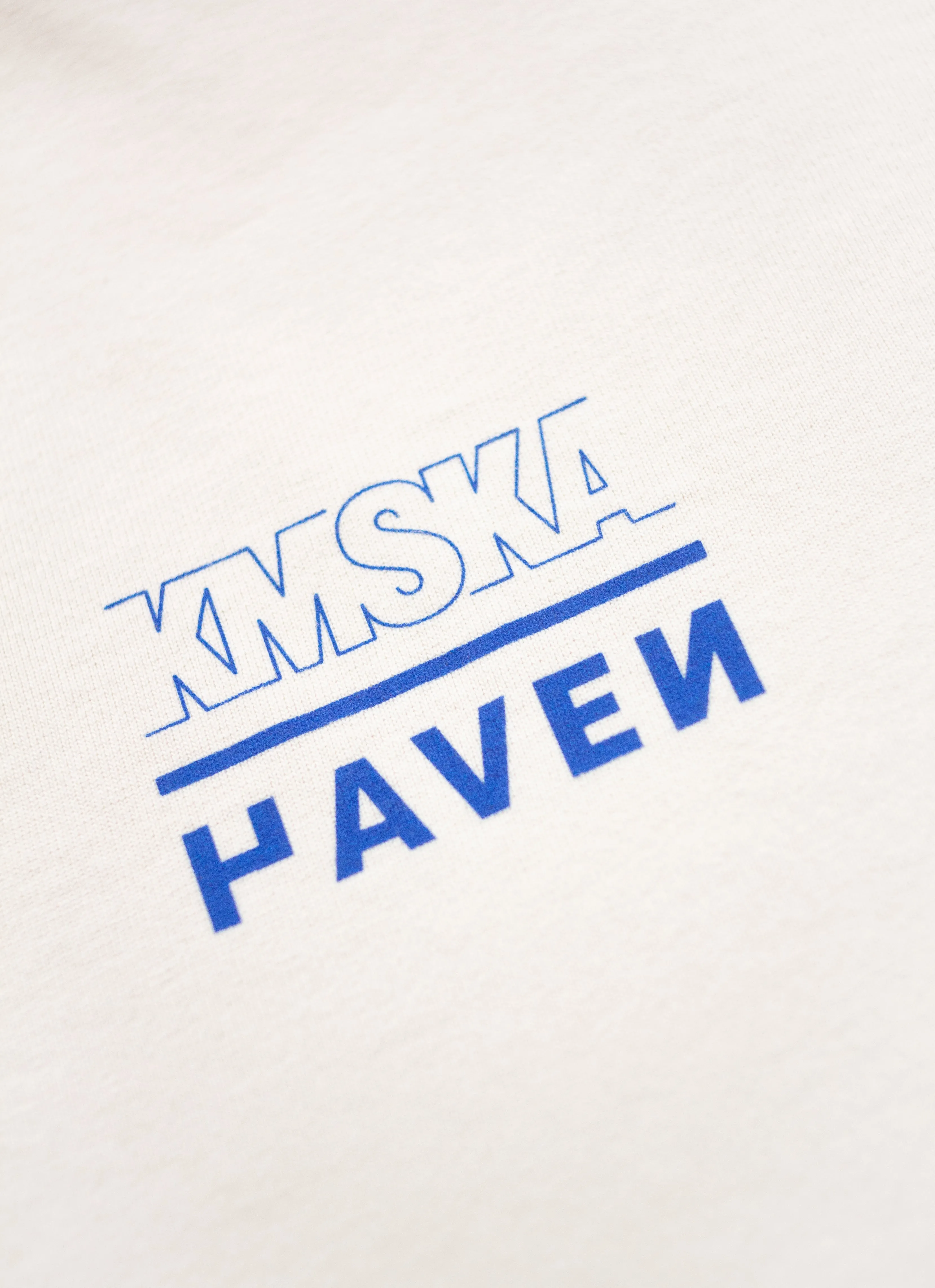 HAVEN SURF x KMSKA - 'Skeletons'  by James Ensor' Oversized Tee - Old White