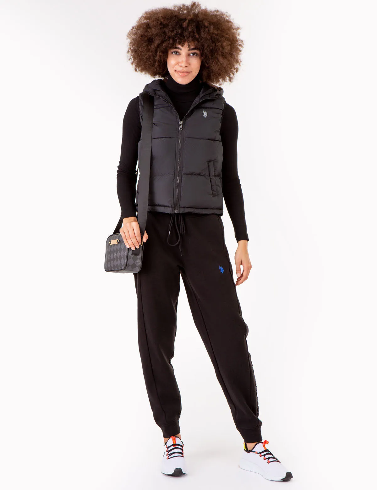 HOODED CROPPED VEST