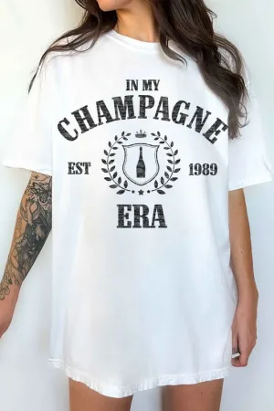 In My Champagne Era Oversized Tee