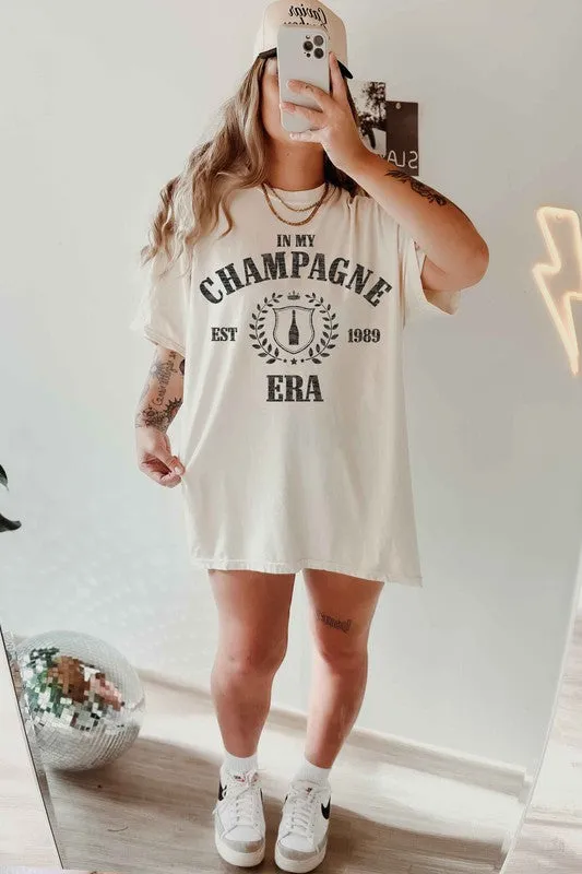 In My Champagne Era Oversized Tee