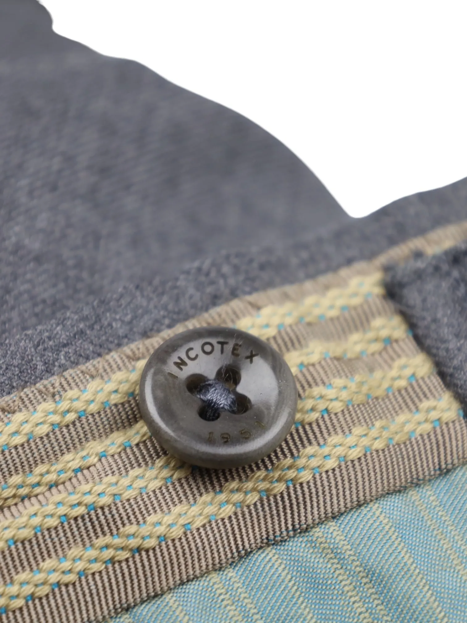 Incotex Grey Super 100's Trousers