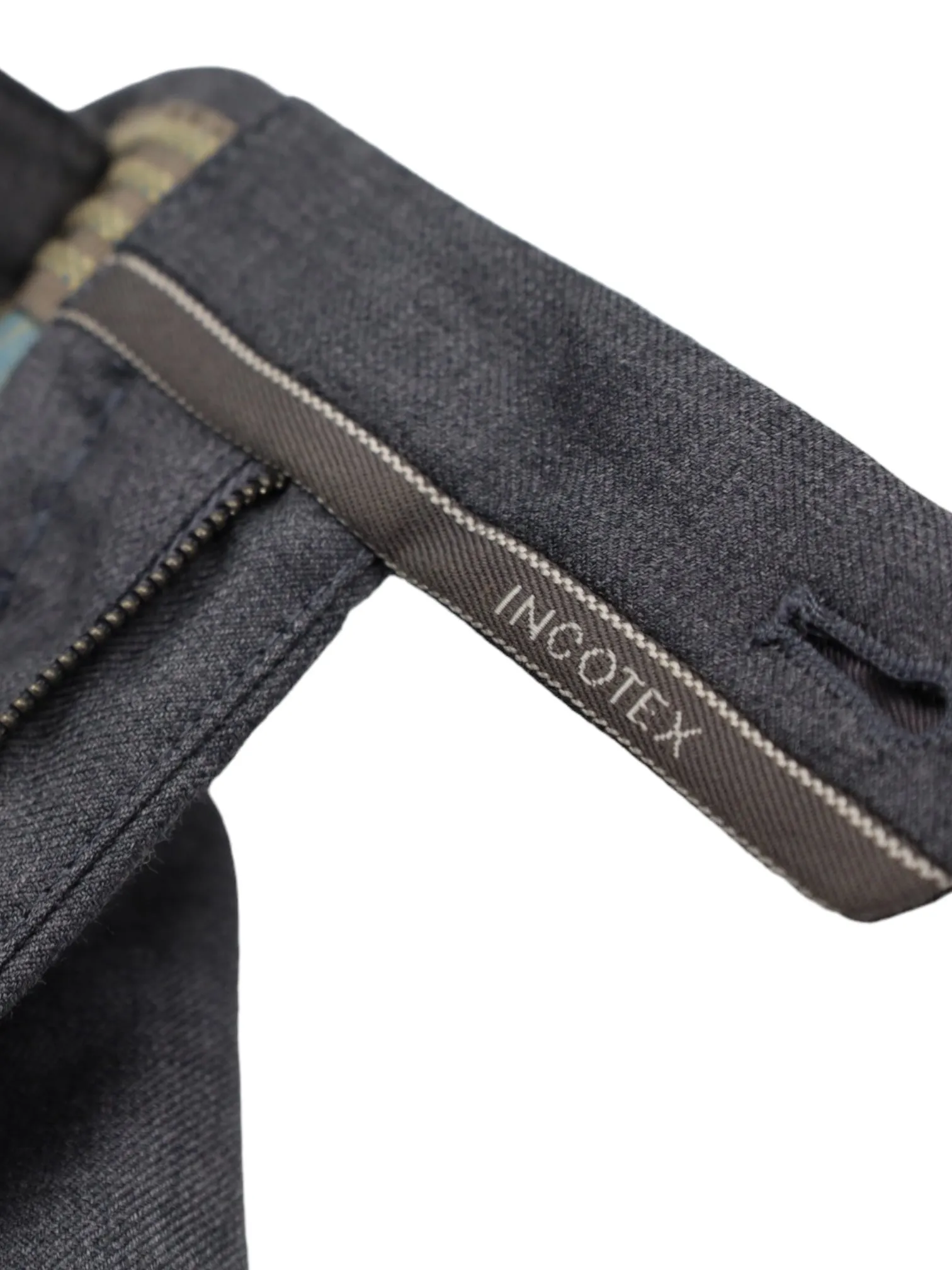 Incotex Grey Super 100's Trousers