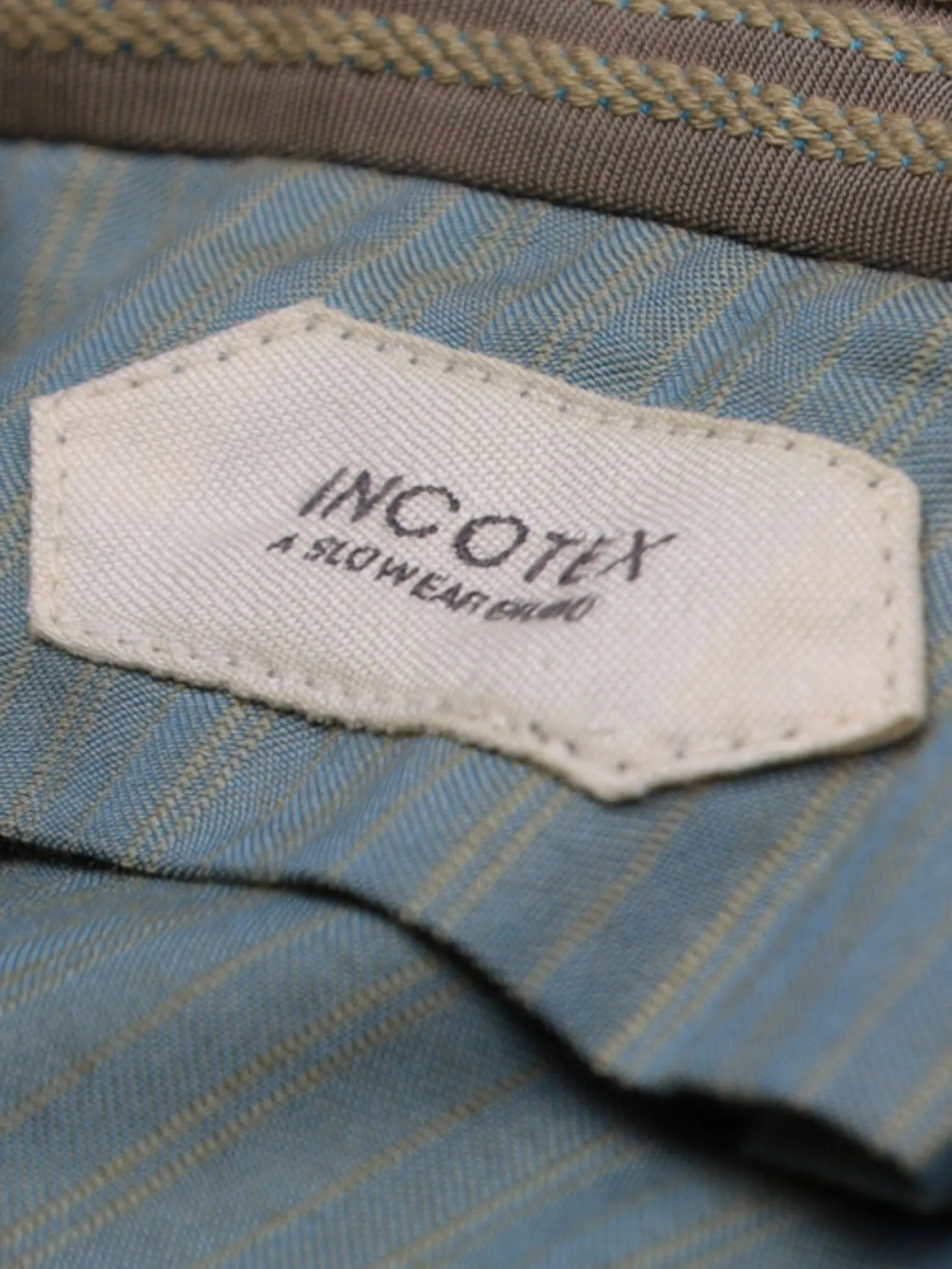 Incotex Grey Super 100's Trousers
