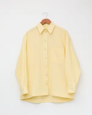 Japanese Mugwasher Stripe June Shirt, Buttercup