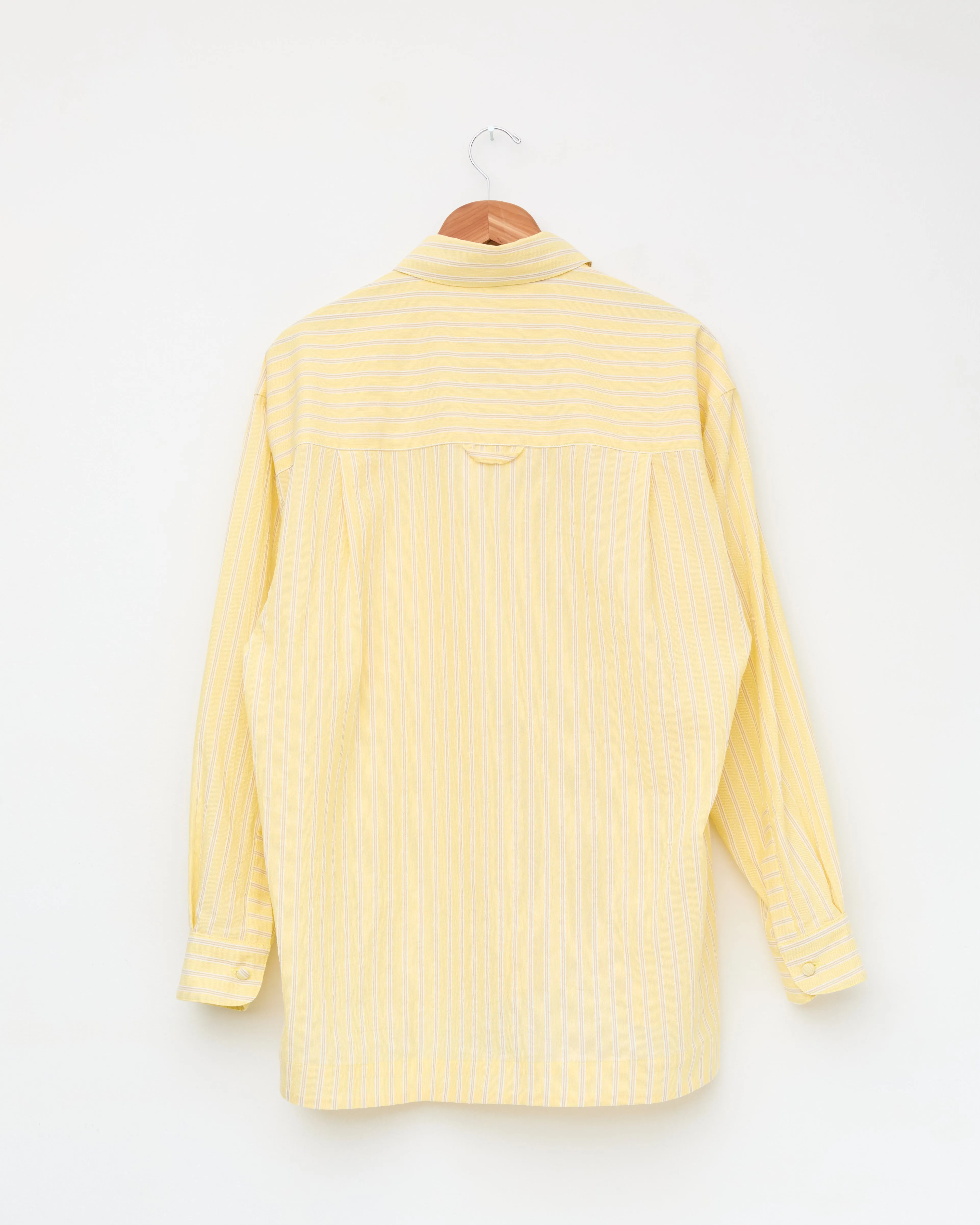 Japanese Mugwasher Stripe June Shirt, Buttercup