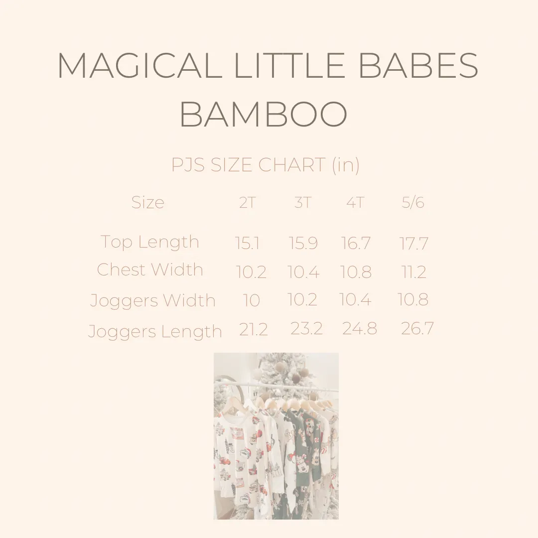 Jolly Car Bamboo PJs * READY TO SHIP— NOT RESTOCKING