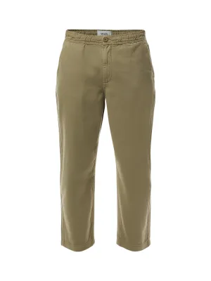 Kurt Trouser Organic Cttn Twill Light Khaki