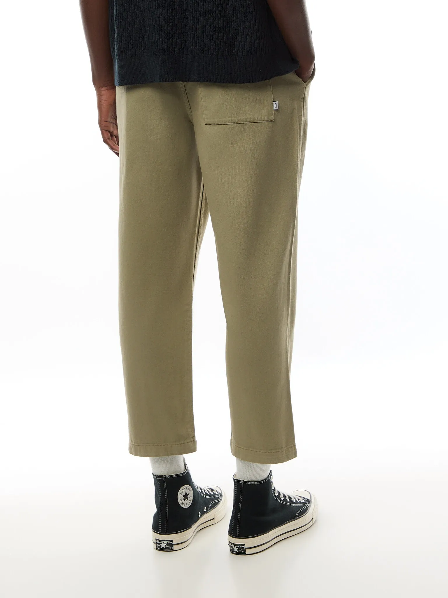 Kurt Trouser Organic Cttn Twill Light Khaki
