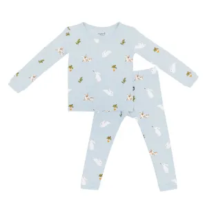 Kyte Baby Long Sleeve Toddler Pajama Set - Ice Rabbit