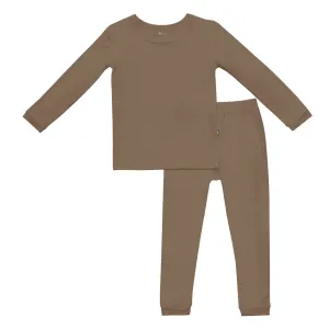 Kyte Baby Long Sleeve Toddler Pajamas - Coffee