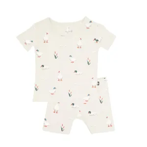 Kyte Baby Short Sleeve Toddler Pajama Set - Duck