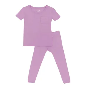 Kyte Baby Short Sleeve with Pants Pajama Set - Poi