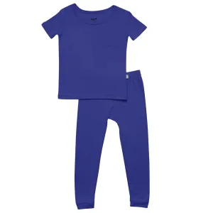 Kyte Baby Short Sleeve with Pants Pajamas - Royal