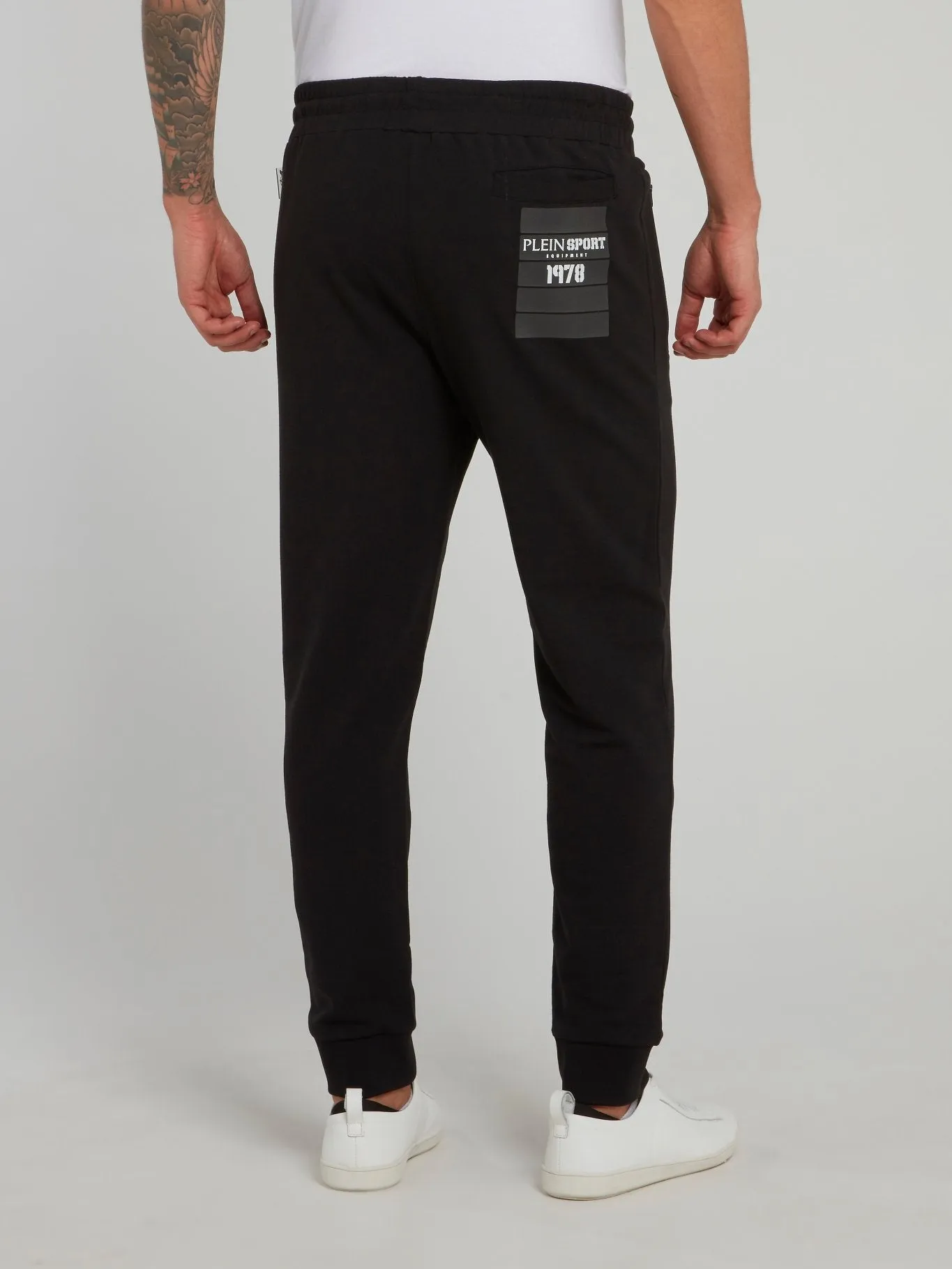 Laver Black Drawstring Jogging Trousers