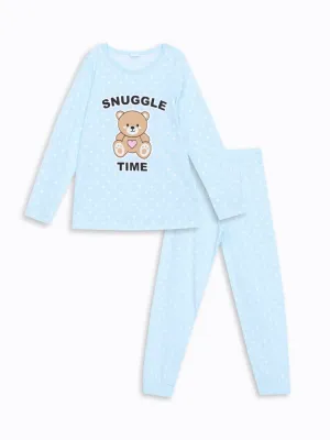 LCW Kids

Blue Printed Crew Neck Printed Girls Pajama Set