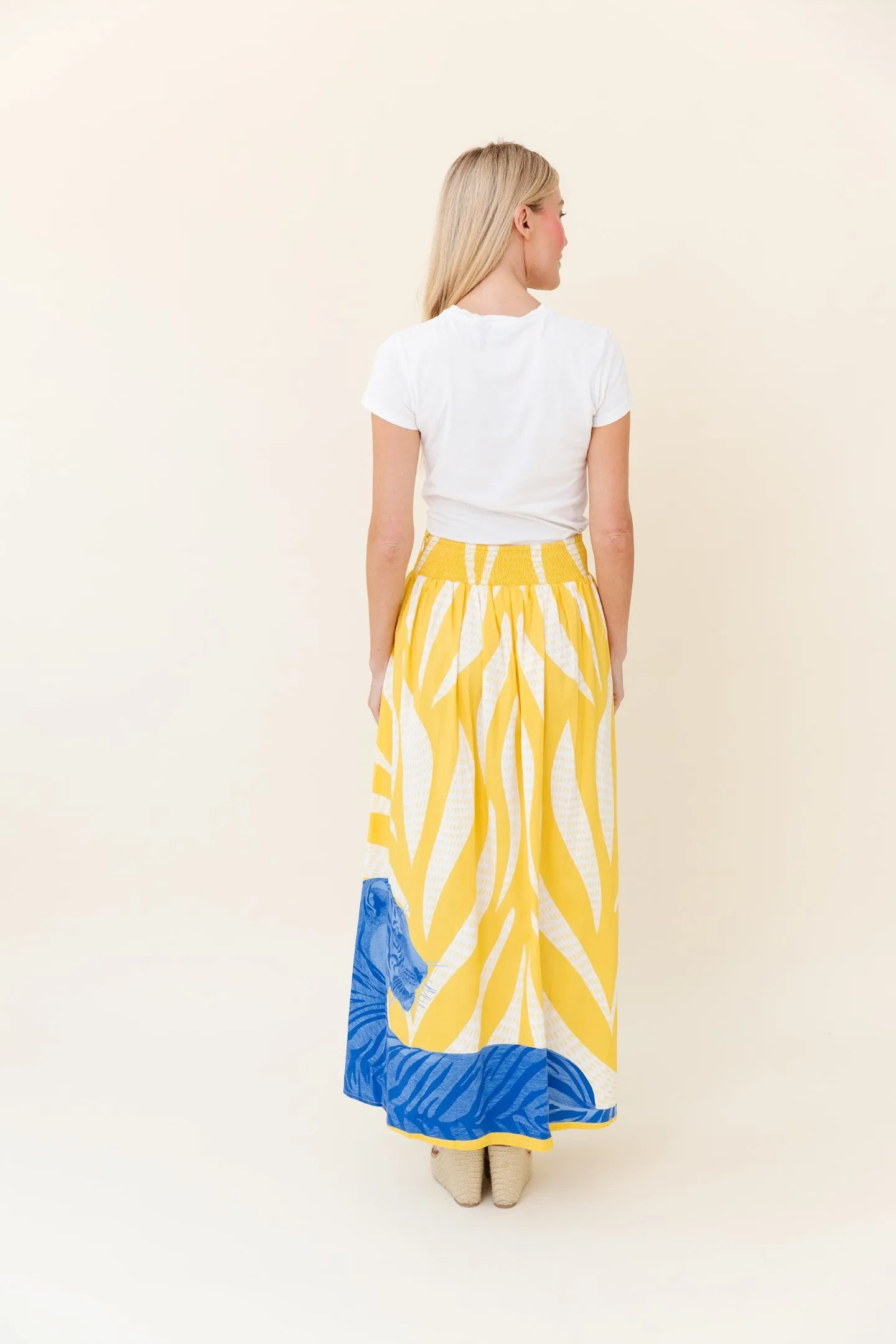 Lillian Skirt in Limoncello Tigress