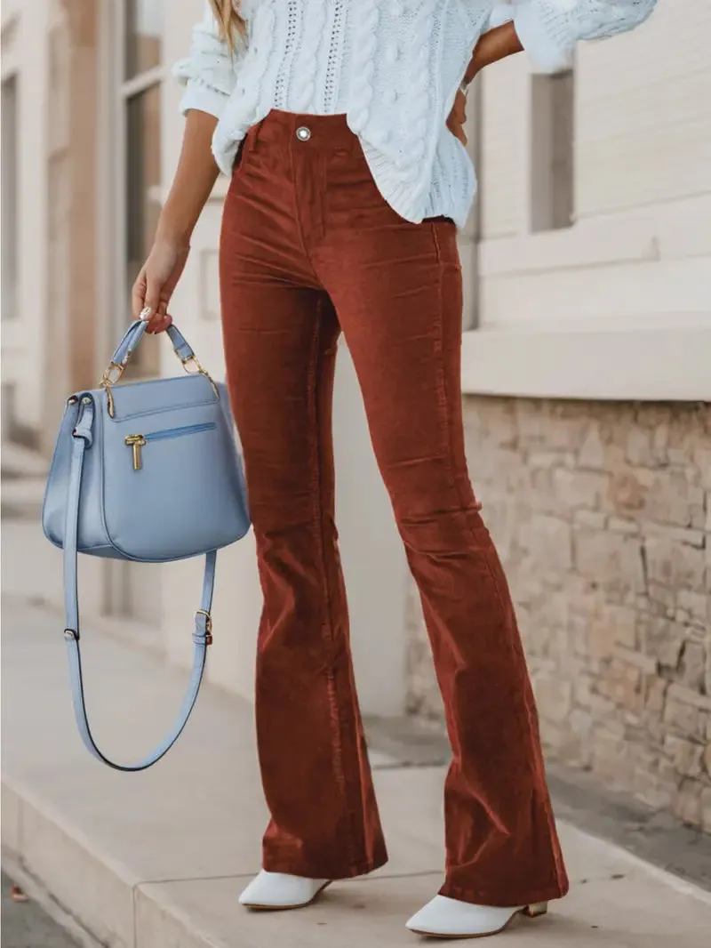 Linda | Casual Stylish Corduroy Pants
