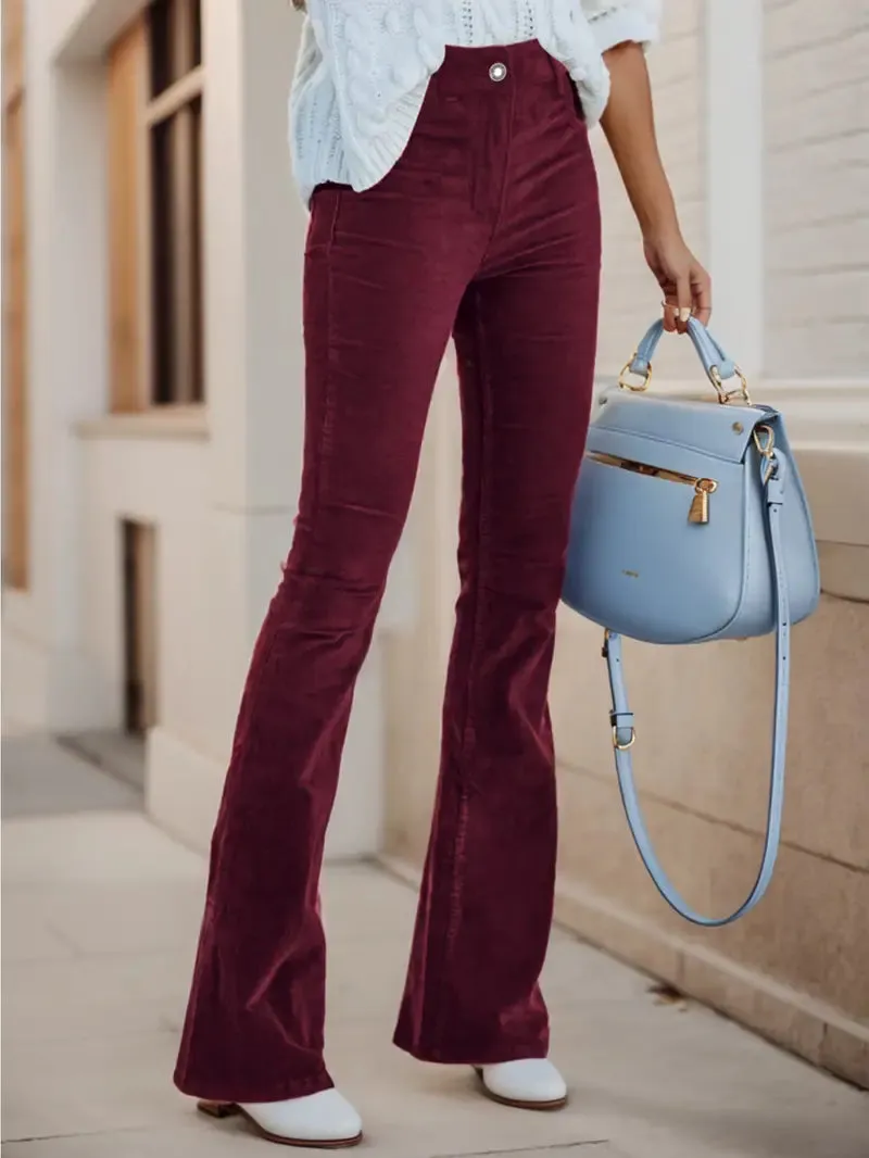 Linda | Casual Stylish Corduroy Pants