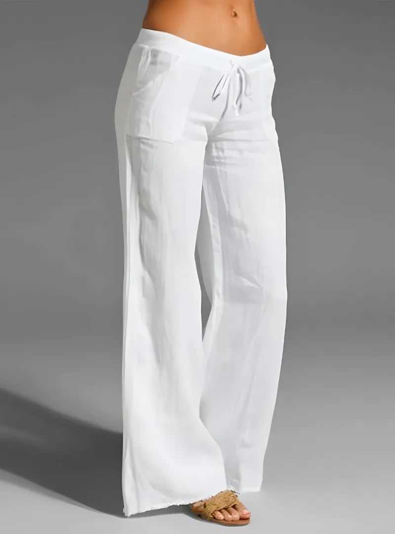 Linen Breeze™ | Women Linen Trousers | Lightweight Fabric, Breathable Design & Relaxed Fit
