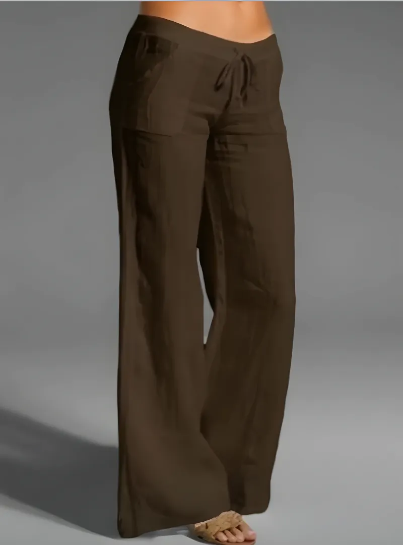 Linen Breeze™ | Women Linen Trousers | Lightweight Fabric, Breathable Design & Relaxed Fit