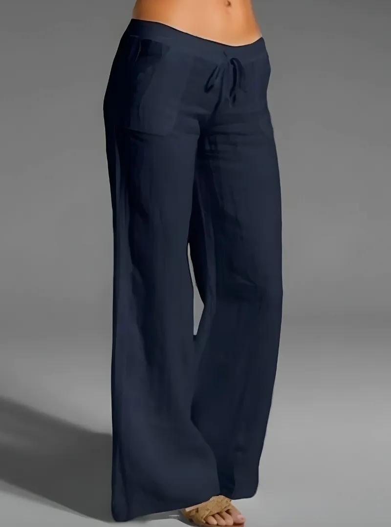 Linen Breeze™ | Women Linen Trousers | Lightweight Fabric, Breathable Design & Relaxed Fit
