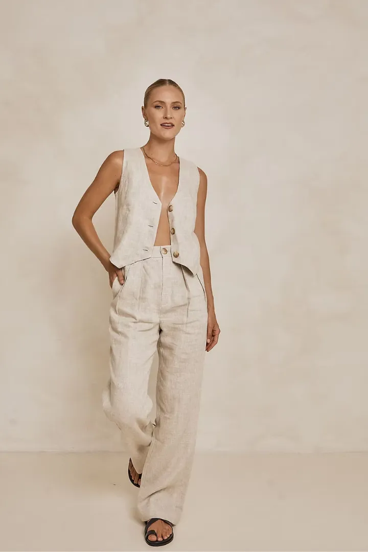 Linen Vest