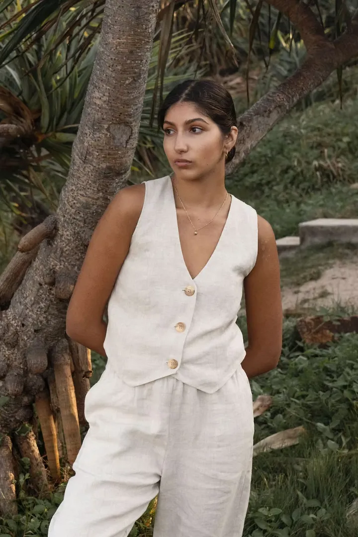 Linen Vest