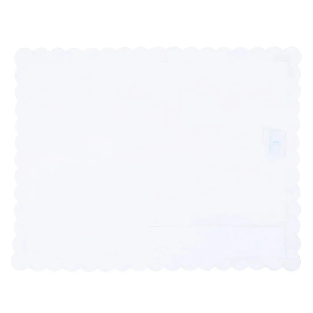 Little English: Scallop Baby Pillowcase - White