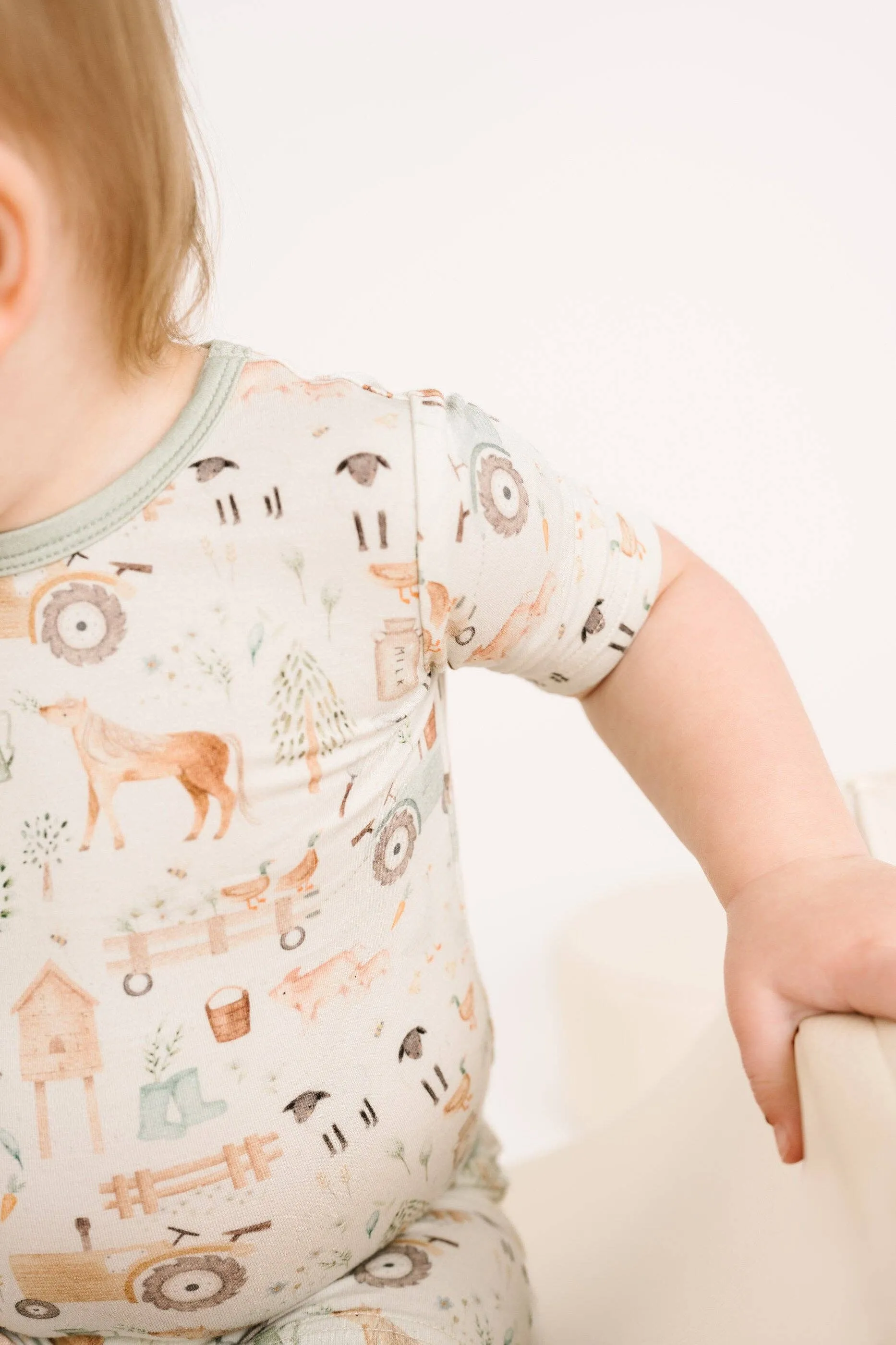 Little Farm Bamboo Shorts Set