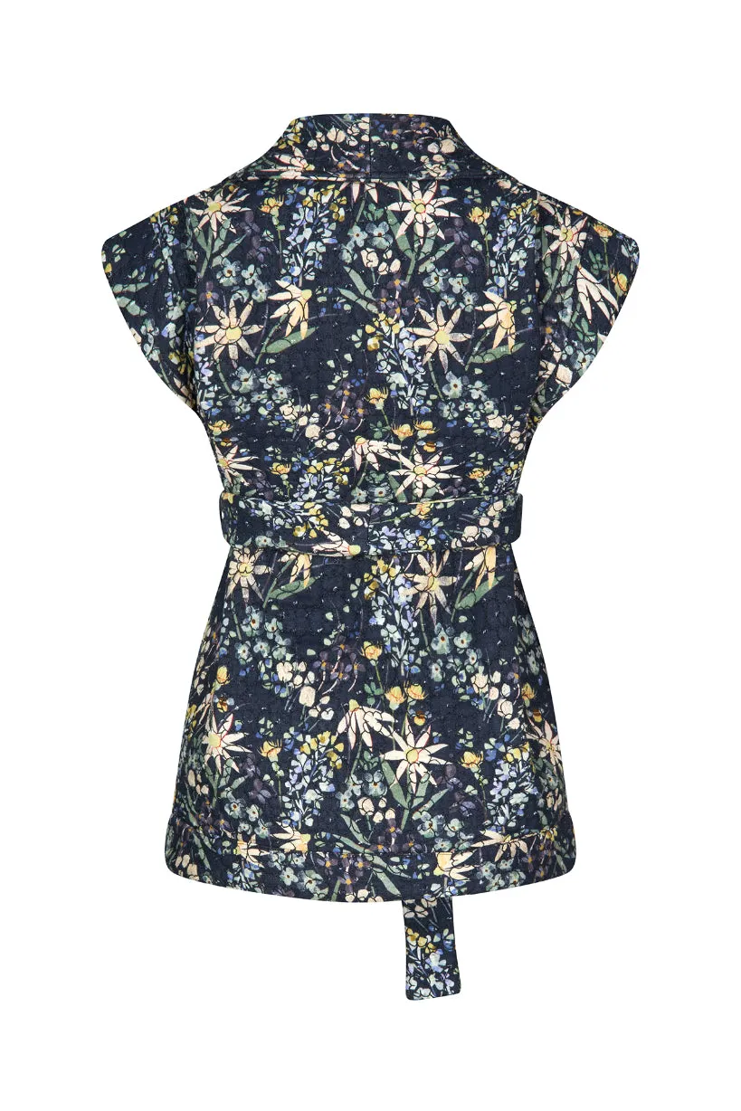 LOLLYS LAUNDRY Celia Vest | Flower Print