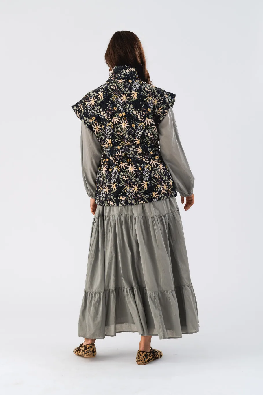 LOLLYS LAUNDRY Celia Vest | Flower Print