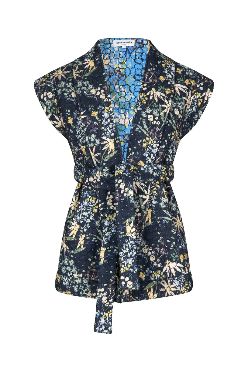 LOLLYS LAUNDRY Celia Vest | Flower Print