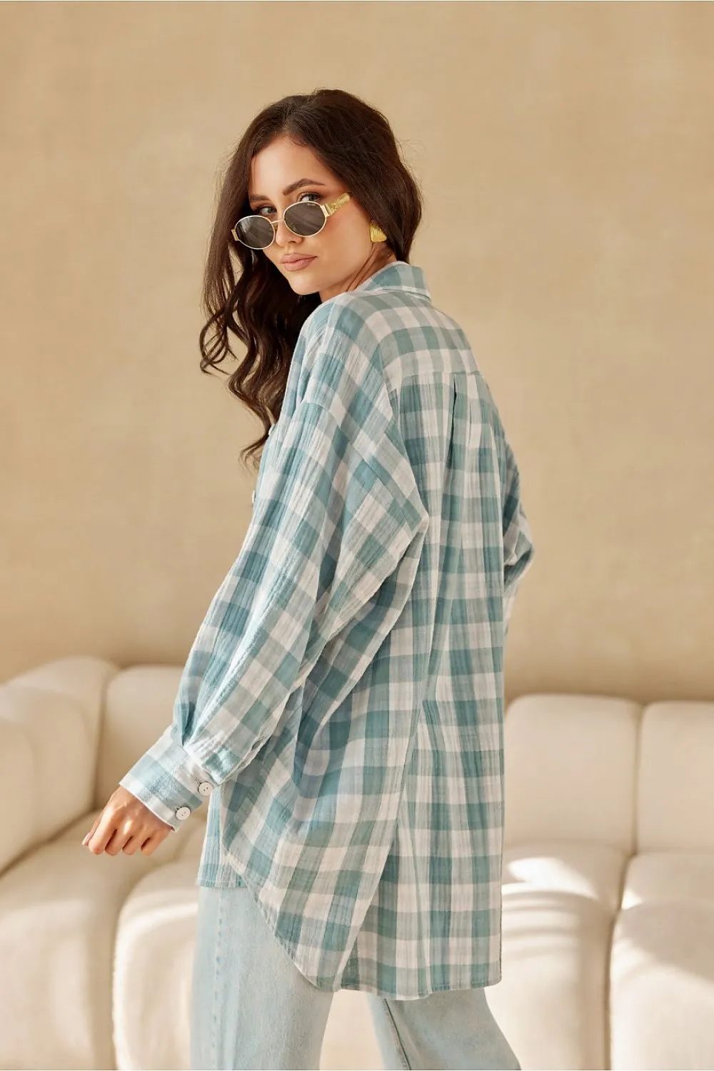 Long sleeve oversized shirt