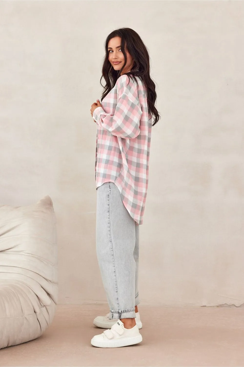 Long sleeve oversized shirt