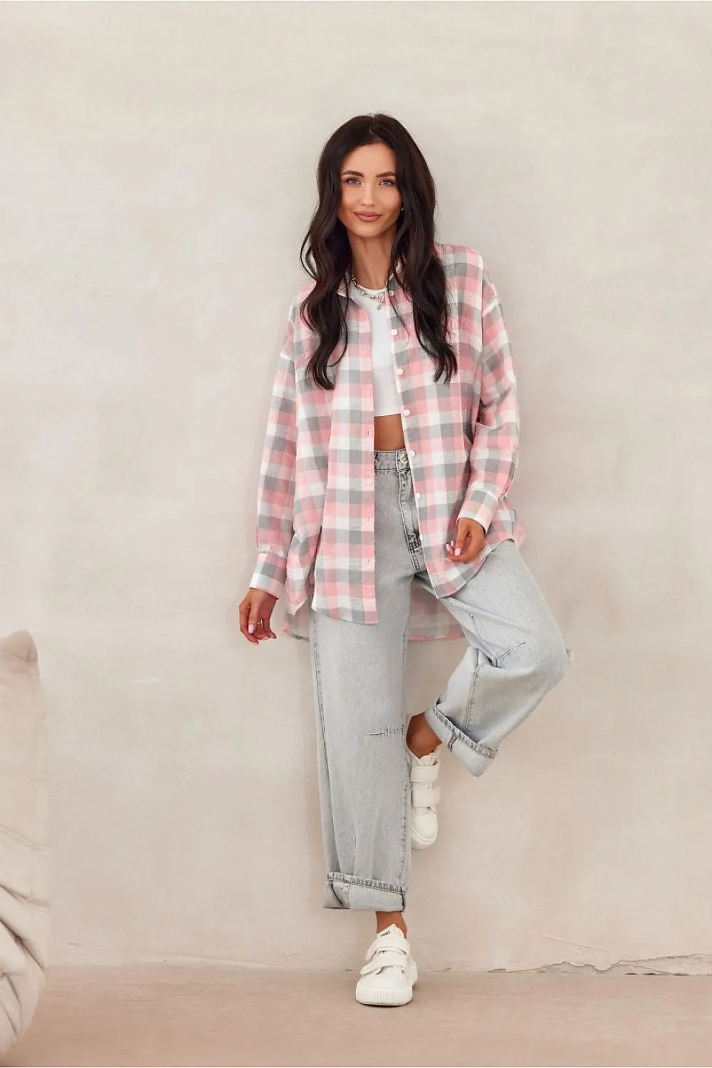 Long sleeve oversized shirt