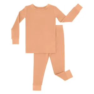 Long Sleeve Pajamas - Peach Fuzz