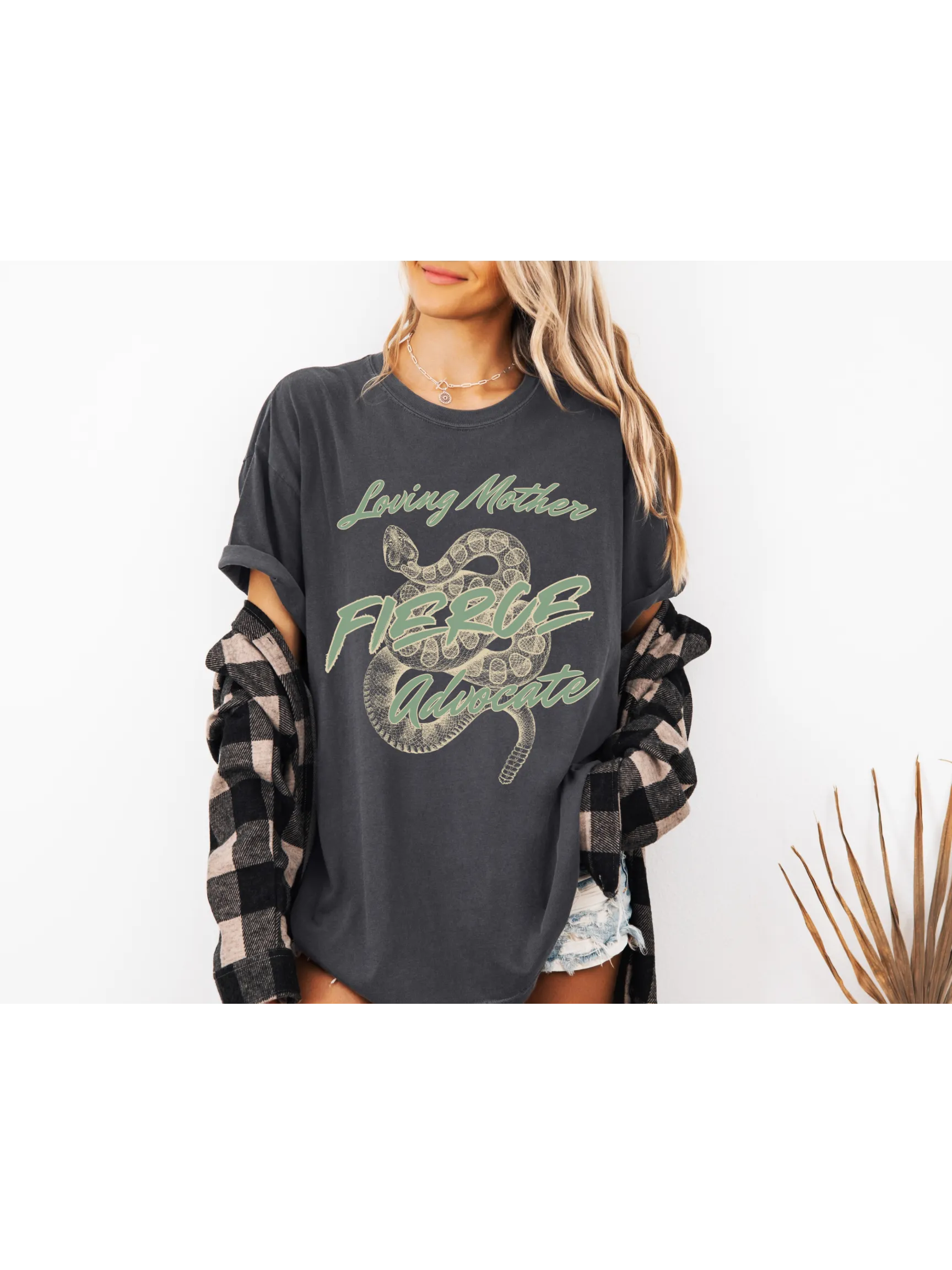 Loving Mother Fierce Advocate Snake Tee