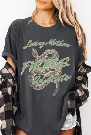 Loving Mother Fierce Advocate Snake Tee