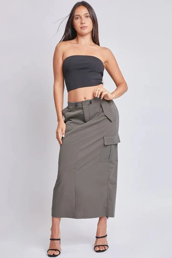 Maxi Cargo Parachute Skirt