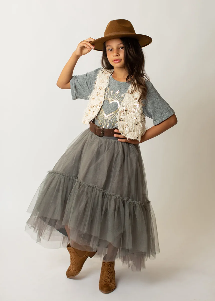Meike Vest in Cream