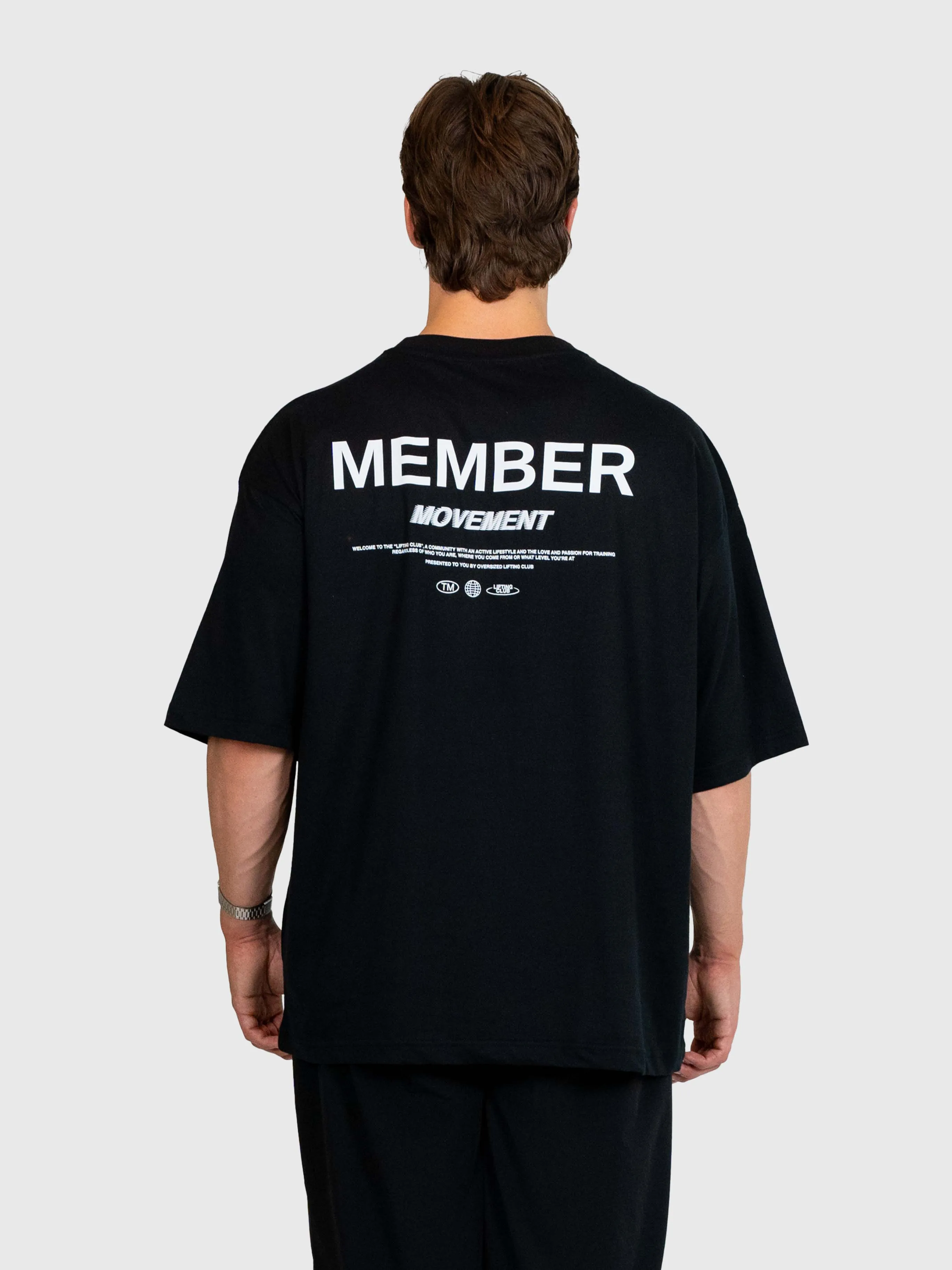 Member Box Tee - Black/White