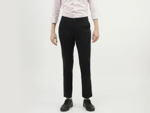 Men Solid Slim Fit Trousers